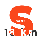 gara trail running 18km 3 santi trail